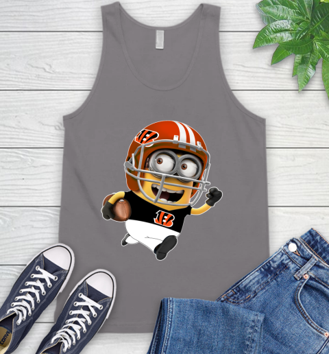 NFL Cincinnati Bengals Minions Disney Football Sports Tank Top 7