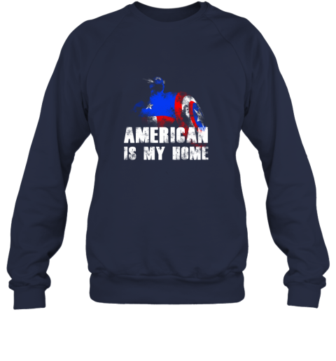America Is My Home Captain America 4th Of July Sweatshirt