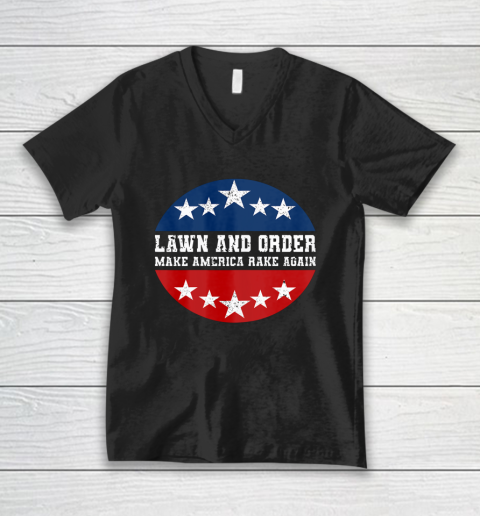 Make America Rake Again Vintage V-Neck T-Shirt