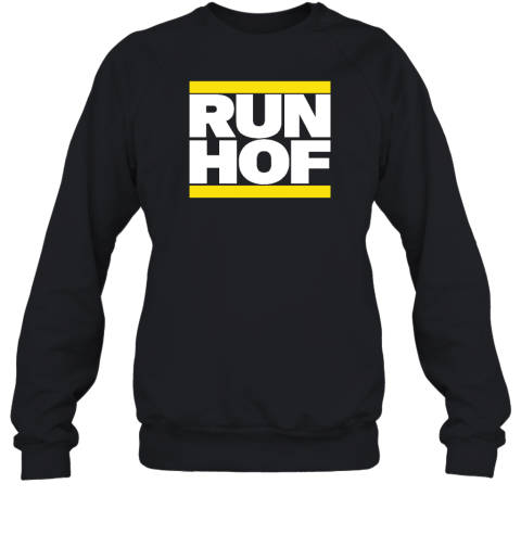 95.7 The Game Bonta Hill Wearing Run Hof Sweatshirt