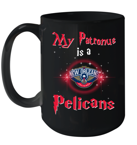 NBA Basketball Harry Potter My Patronus Is A New Orleans Pelicans Ceramic Mug 15oz