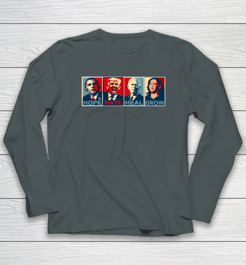 Hope Hate Heal Grow Long Sleeve T-Shirt 3
