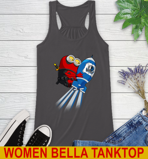 NBA Basketball Dallas Mavericks Deadpool Minion Marvel Shirt Racerback Tank 10