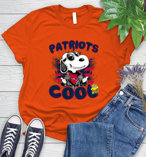 NFL Football New England Patriots Cool Snoopy Shirt Women's T-Shirt 3