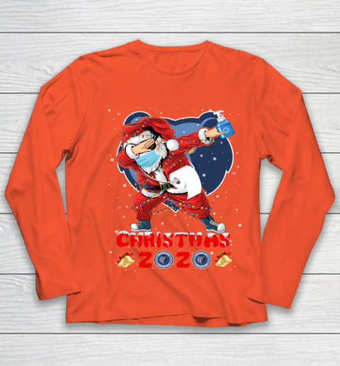 Memphis Grizzlies Funny Santa Claus Dabbing Christmas 2020 NBA Youth Long Sleeve 3