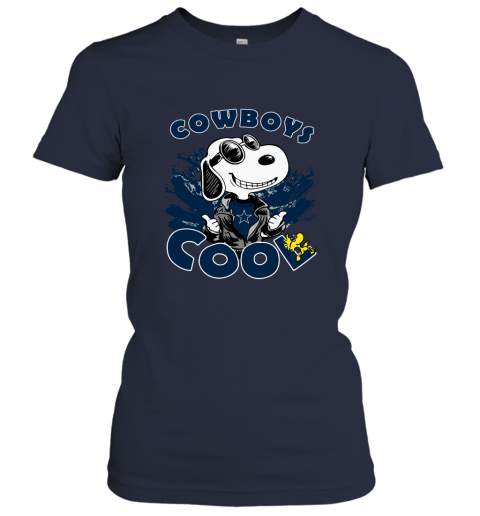 t6pw dallas cowboys snoopy joe cool were awesome shirt ladies t shirt 20 front navy