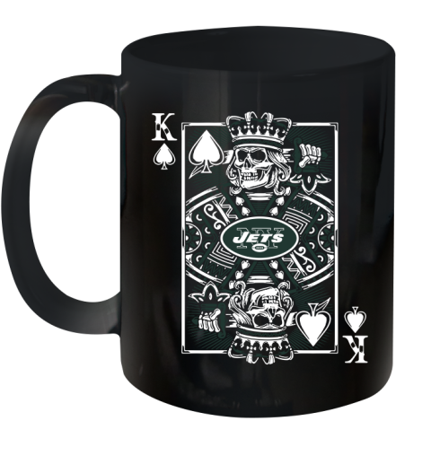 New York Jets NFL Football The King Of Spades Death Cards Shirt Ceramic Mug 11oz