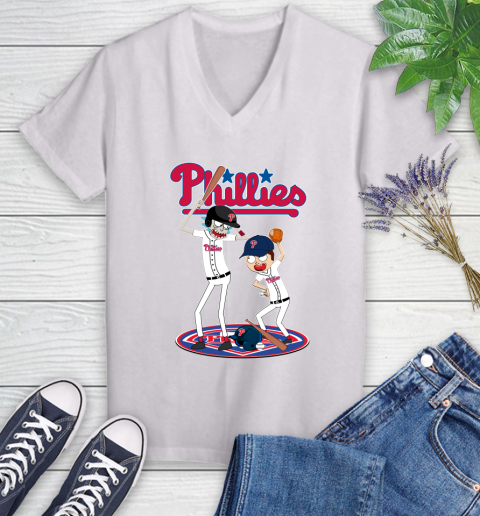 MLB Philadelphia Phillies Rick And Morty Baseball 77
