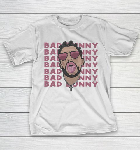 Head Bad Bunny Rapper gift for fans T-Shirt