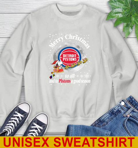 Detroit Pistons Merry Christmas To All And To Pistons A Good Season NBA Basketball Sports Sweatshirt 5