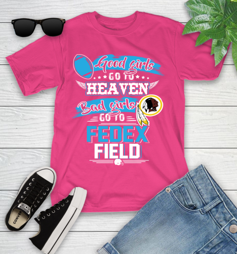 Washington Redskins NFL Bad Girls Go To Fedex Field Shirt Youth T-Shirt 11