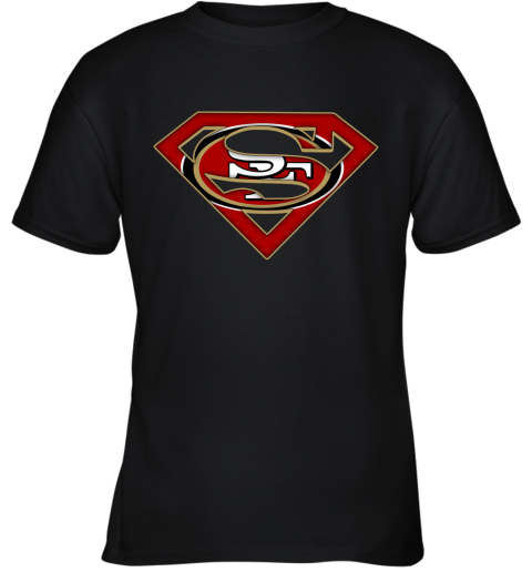 We Are Undefeatable The San Francisco 59ers x Superman NFL Youth T-Shirt