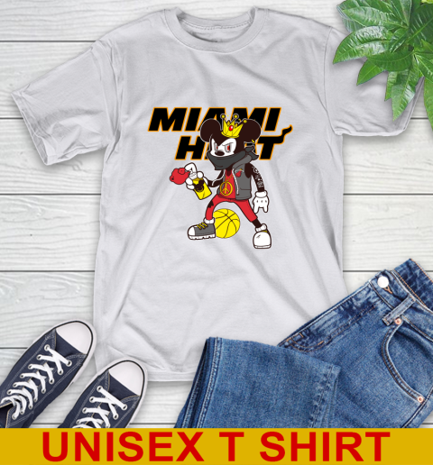Miami Heat NBA Basketball Mickey Peace Sign Sports T-Shirt 12