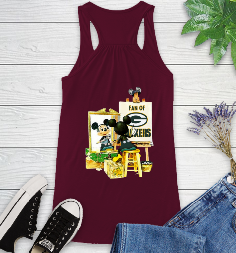 NFL Football Green Bay Packers Mickey Drawing Shirt 38