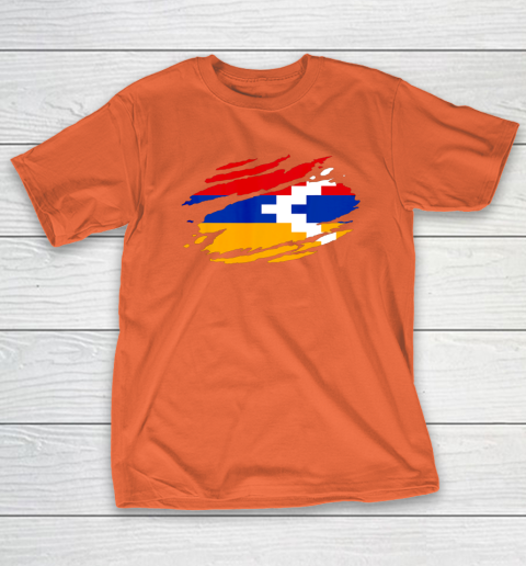 Artsakh Flag Proud Artsakh Support Artsakh Strong Armenia T-Shirt 4