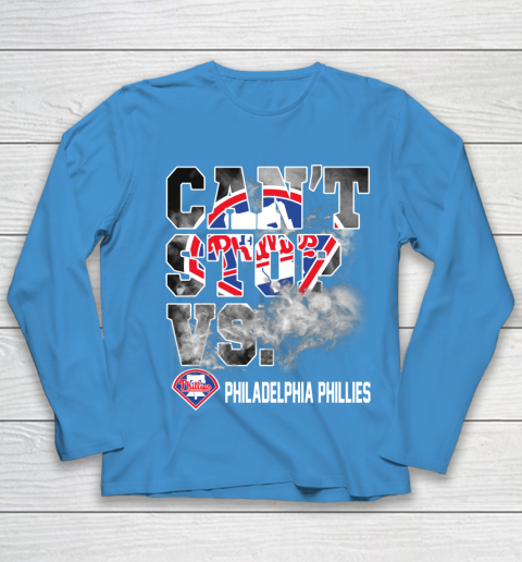 MLB Philadelphia Phillies Baseball Can't Stop Vs Phillies Youth Long Sleeve 5