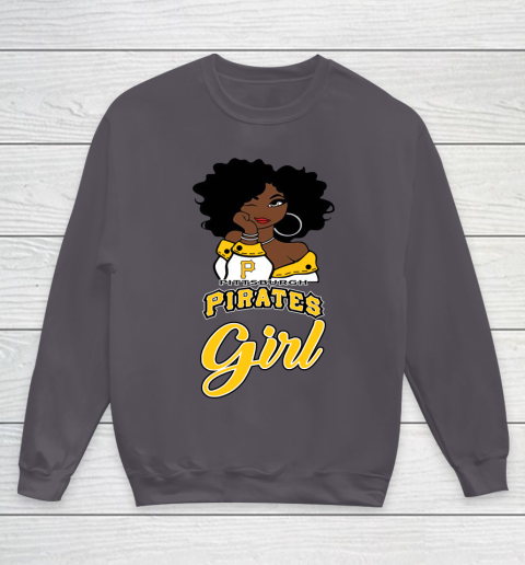 Pittsburgh Piratess Girl MLB Youth Sweatshirt 6