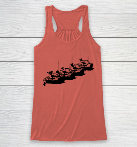 Tank Man Art Racerback Tank 2