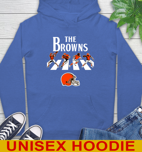 NFL Football Cleveland Browns The Beatles Rock Band Shirt Hoodie 9
