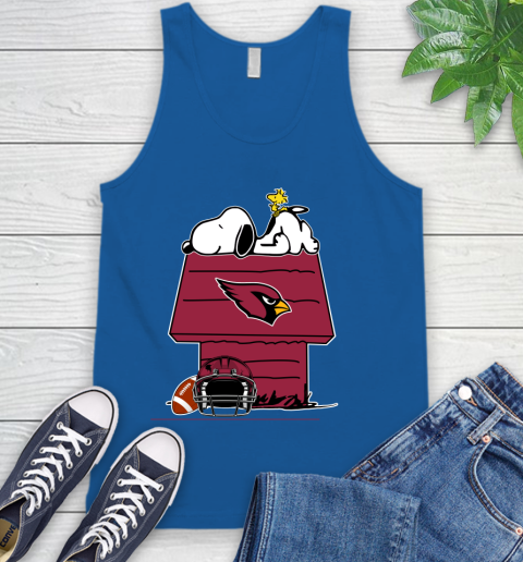 Arizona Cardinals NFL Football Snoopy Woodstock The Peanuts Movie Tank Top 5