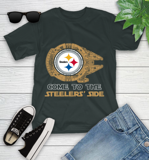 NFL Come To The Pittsburgh Steelers Wars Football Sports Youth T-Shirt 6