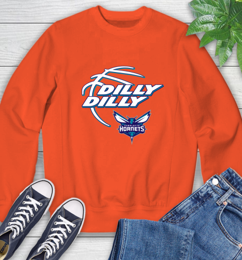NBA Charlotte Hornets Dilly Dilly Basketball Sports Sweatshirt 4