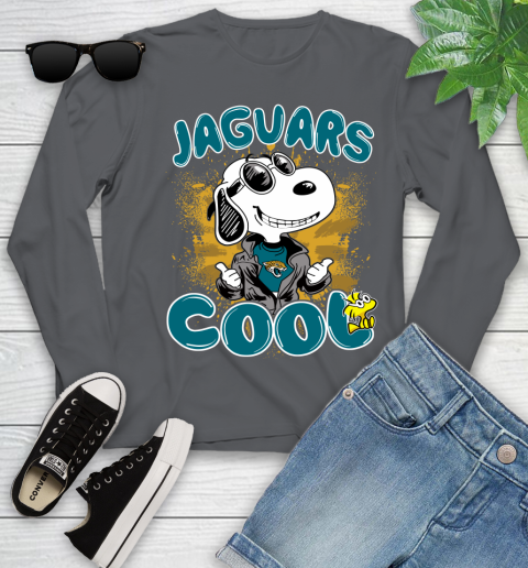 NFL Football Jacksonville Jaguars Cool Snoopy Shirt Youth Long Sleeve 9 NFL Football Jacksonville Jaguars Cool Snoopy Shirt Youth Long Sleeve - Image 9
