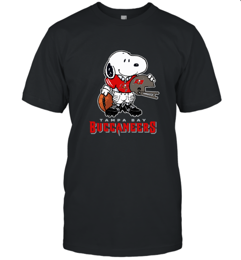 Snoopy A Strong And Proud Tampa Bay Buccaneers Player NFL Unisex Jersey Tee