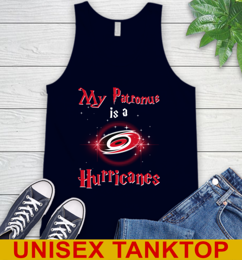 NHL Hockey Harry Potter My Patronus Is A Carolina Hurricanes Tank Top 2