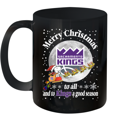 Sacramento Kings Merry Christmas To All And To Kings A Good Season NBA Basketball Sports Ceramic Mug 11oz