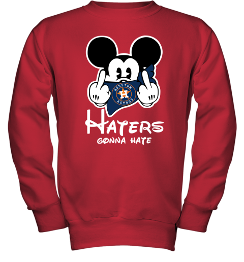 MLB Houston Astros Haters Gonna Hate Mickey Mouse Disney Baseball T-Shirt  Sweatshirt Hoodie