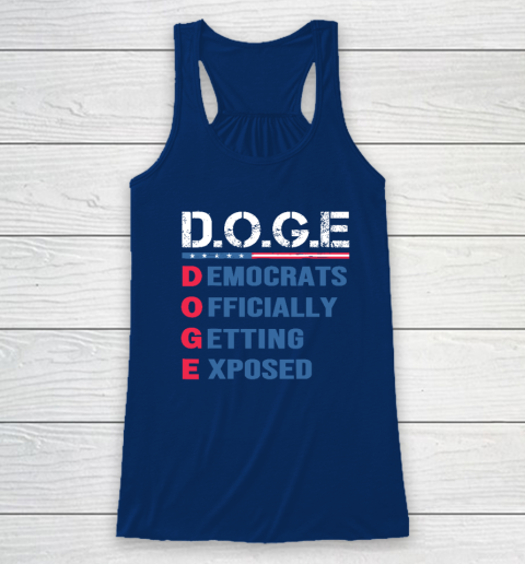 Trump D.O.G.E Department Of Government Efficiency Racerback Tank 4