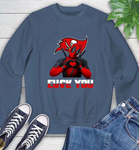 NHL Tampa Bay Buccaneers Deadpool Love You Fuck You Football Sports Sweatshirt 8
