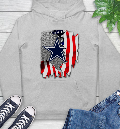 Dallas Cowboys NFL Football American Flag Hoodie 6