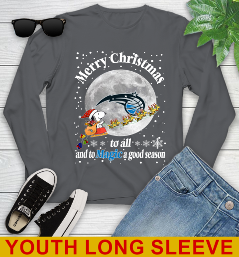 Orlando Magic Merry Christmas To All And To Magic A Good Season NBA Basketball Sports Youth Long Sleeve 9
