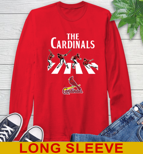 MLB Baseball St.Louis Cardinals The Beatles Rock Band Shirt Long Sleeve T-Shirt 12
