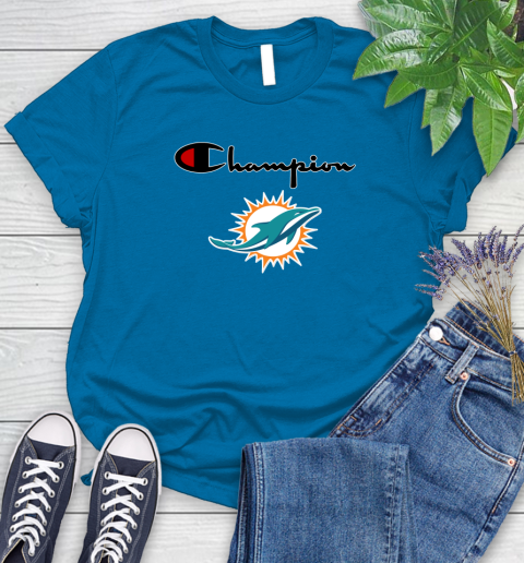 NFL Football Miami Dolphins Champion Shirt Women's T-Shirt 5