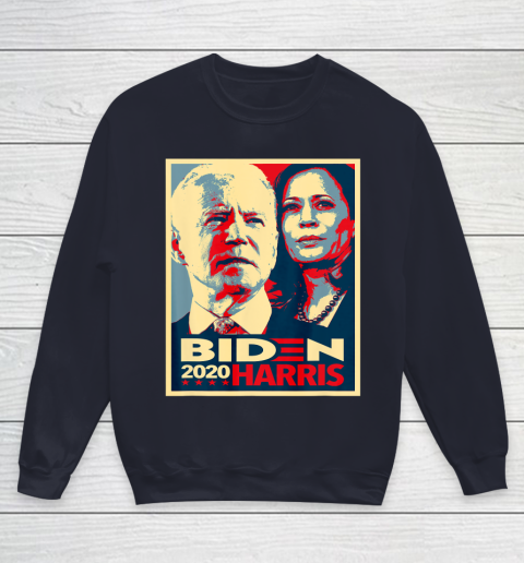 Joe Biden Kamala Harris Hope  Biden Harris 2020 Youth Sweatshirt 3