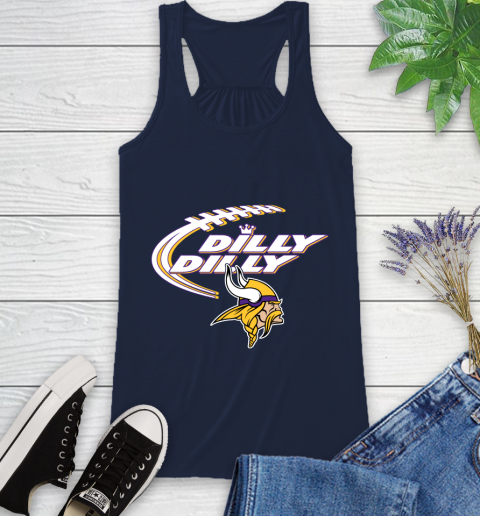NFL Minnesota Vikings Dilly Dilly Football Sports Racerback Tank 12
