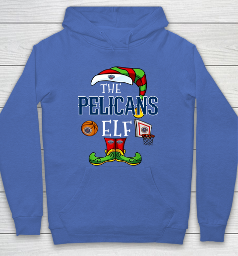 New Orleans Pelicans Christmas ELF Funny NBA Hoodie 6