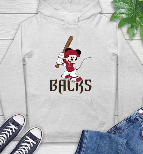 MLB Baseball Arizona Diamondbacks Cheerful Mickey Mouse Shirt Hoodie 2