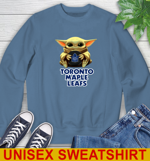 NHL Hockey Toronto Maple Leafs Star Wars Baby Yoda Shirt 32