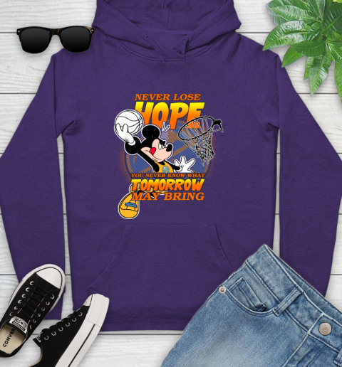 Denver Nuggets NBA Basketball Mickey Disney Never Lose Hope Youth Hoodie 5