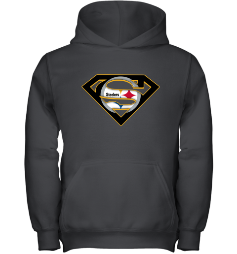 We Are Undefeatable The Pittsburg Steelers x Superman NFL Youth Hoodie