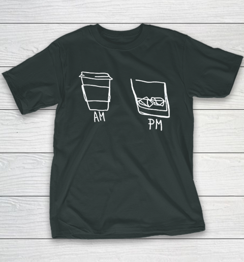 AM Coffee PM Win Youth T-Shirt 3