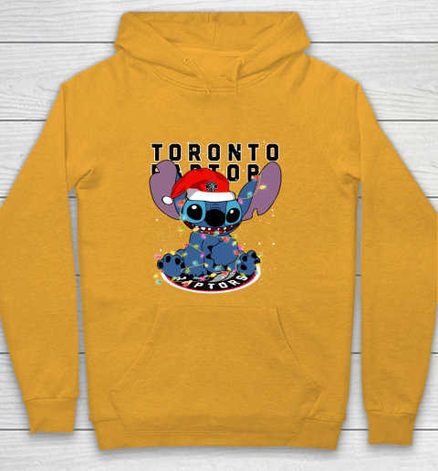 Toronto Raptors NBA noel stitch Basketball Christmas Youth Hoodie 2