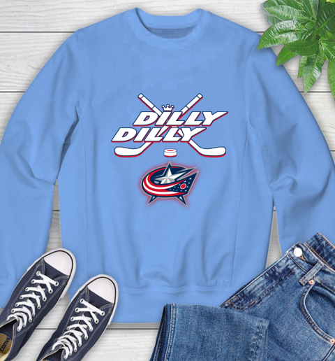 NHL Columbus Blue Jackets Dilly Dilly Hockey Sports Sweatshirt 11