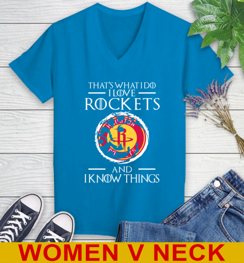 Houston Rockets NBA Basketball That's What I Do I Love My Team And I Know Things Game Of Thrones 79
