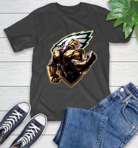 NFL Thanos Avengers Endgame Football Sports Philadelphia Eagles T-Shirt 2