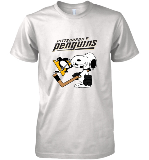 Pittsburgh Penguins Ice Hockey Broken Teeth Snoopy NHL Premium Men's T-Shirt